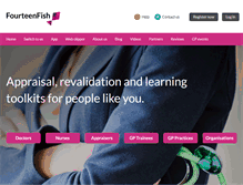 Tablet Screenshot of fourteenfish.com